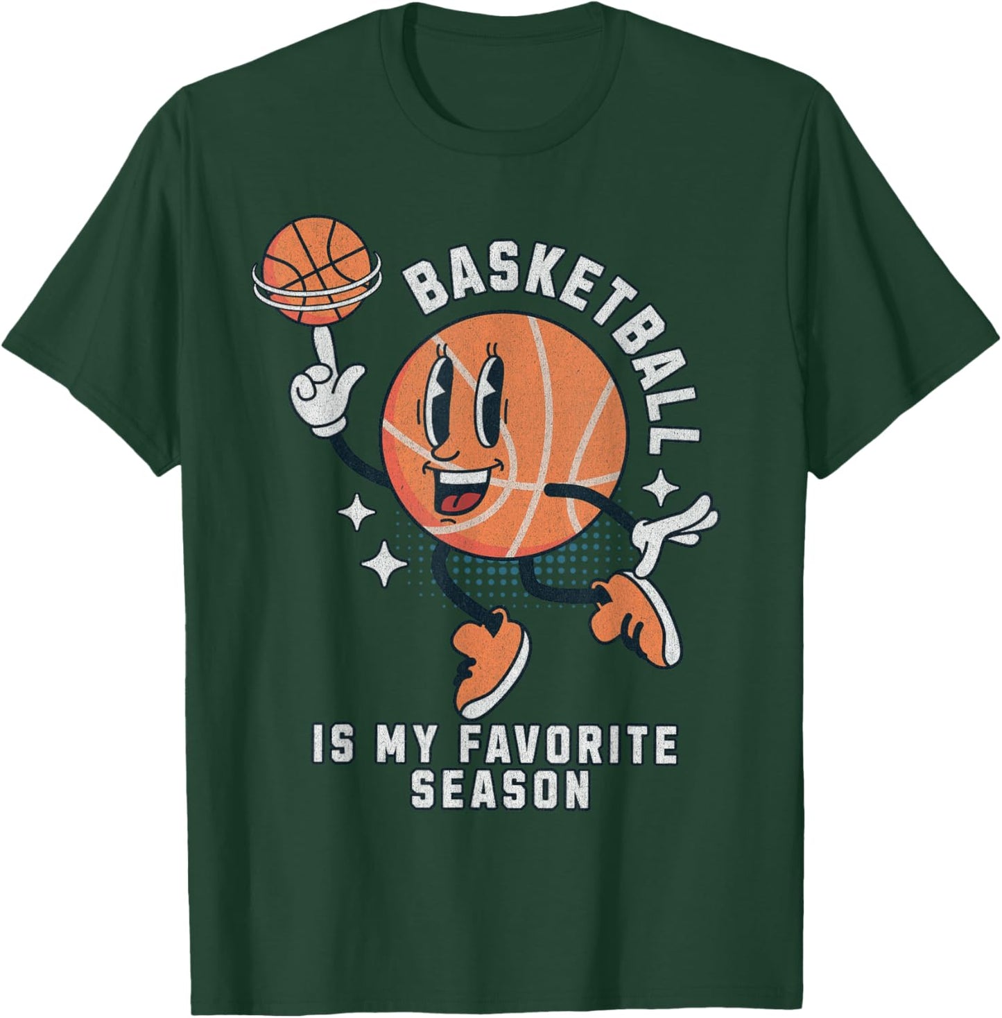 Basketball is My Favorite Season T-Shirt - T-Shirt | Forest