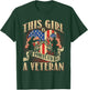 This Girl is Protected by a Veteran - Military Family T-Shirt - T-Shirt | Forest