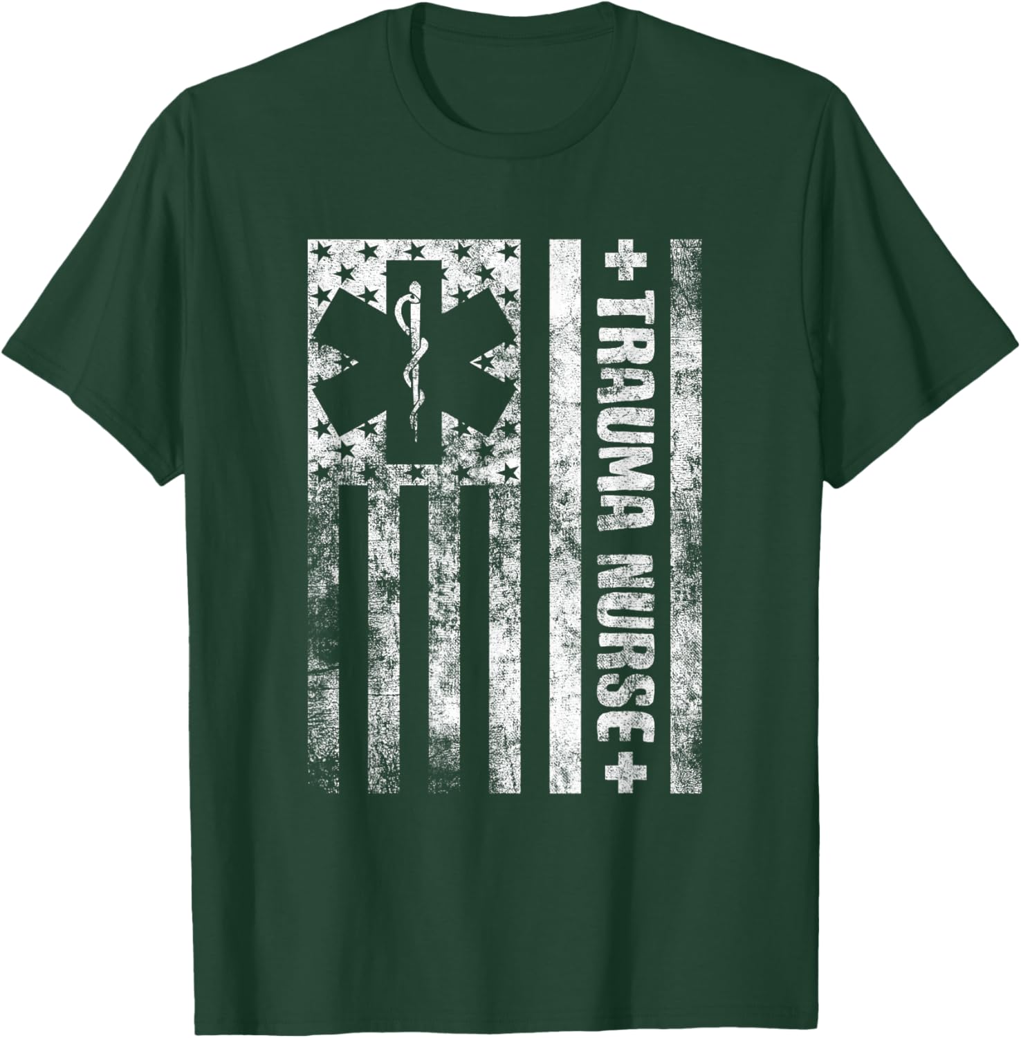 Emergency Department ICU Nurses Medical Care ER Trauma Nurse T-Shirt - T-Shirt | Forest