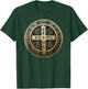 Vintage Retro St. Benedict Medal Saint Benedict Cross Cathol T-Shirt - T-Shirt | Forest