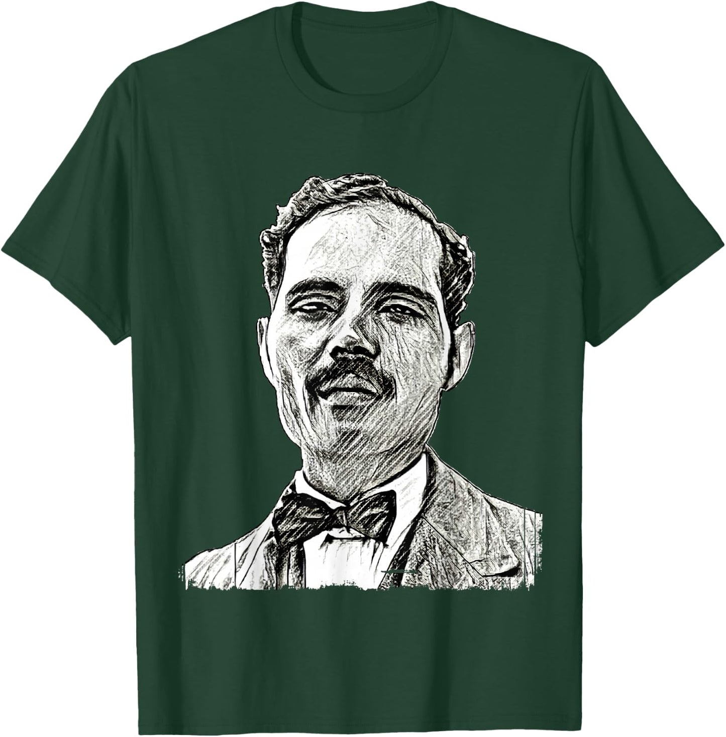 Pedro Albizu Campos Puerto Rico History Resiste Sketch T-Shirt - T-Shirt | Forest