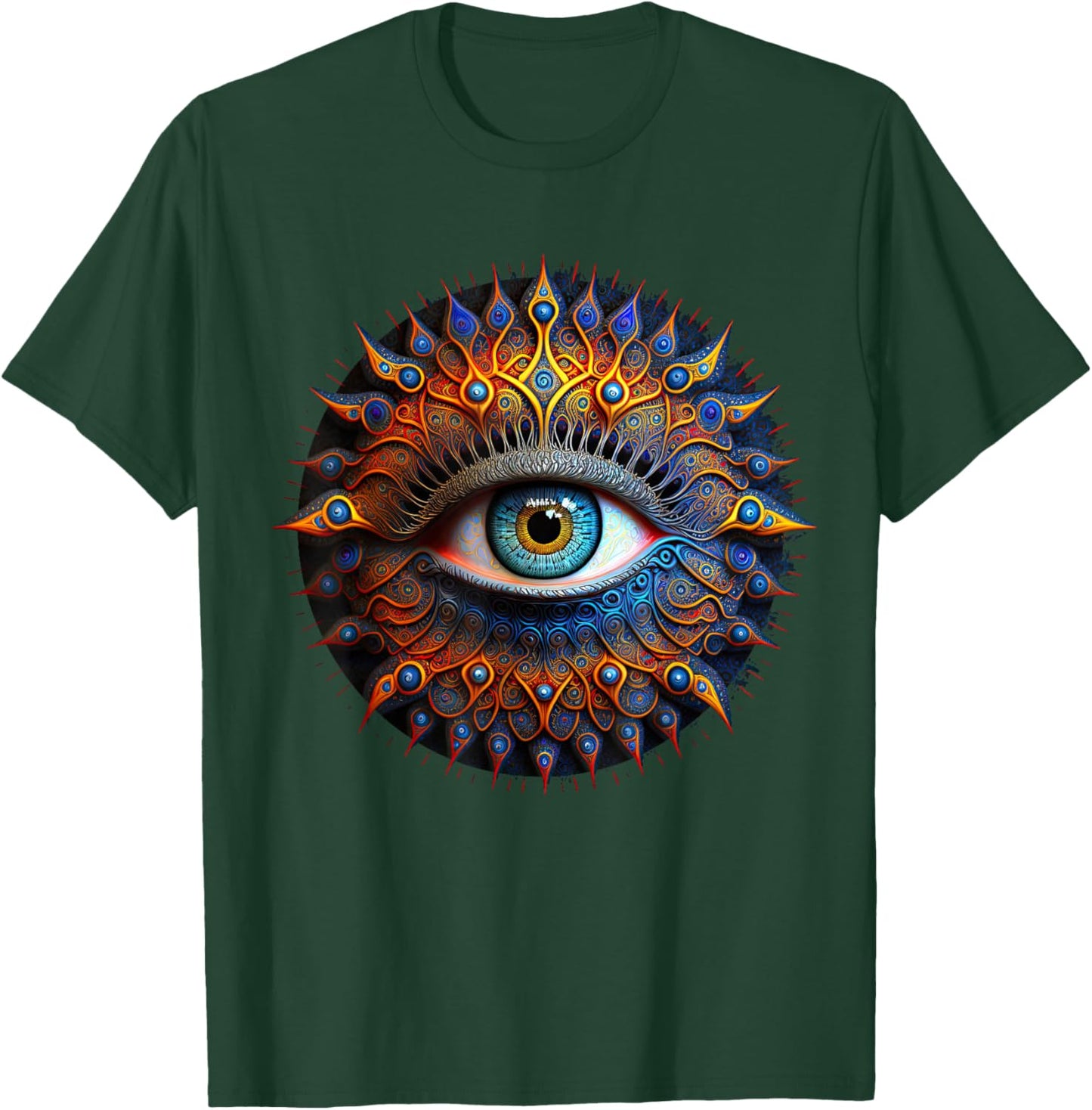 Evil Eye symbol of protection Spiritual Esoteric T-Shirt - T-Shirt | Forest