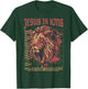 Jesus is King Christian Lion Bible Scripture Faith Quote T-Shirt - T-Shirt | Forest