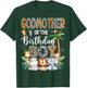 GodMother Of The Birthday Boy Safari Jungle Bday Party T-Shirt - T-Shirt | Forest