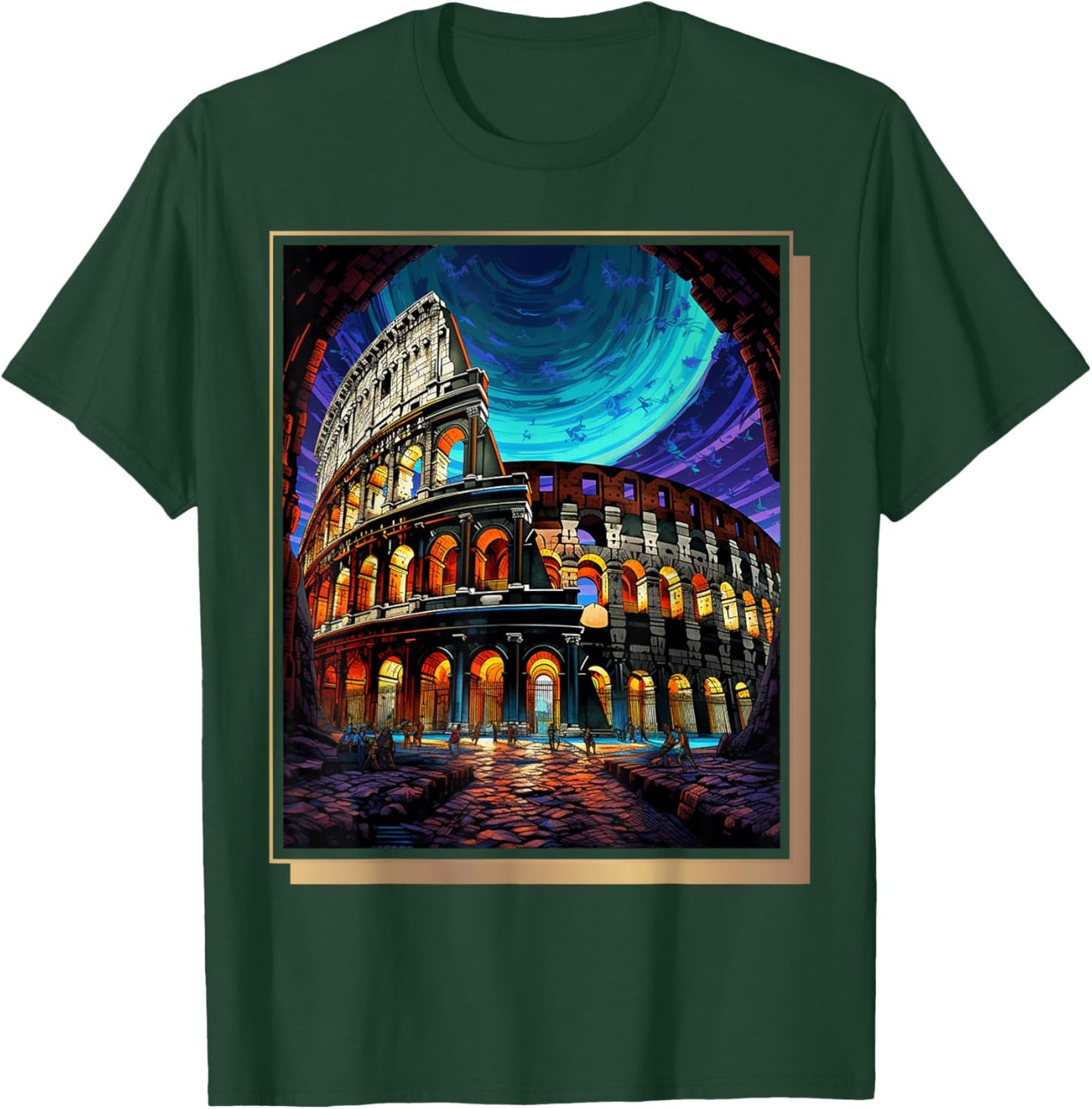 Italy Travel Rome Colosseum Italy Souvenir T-Shirt - T-Shirt | Forest