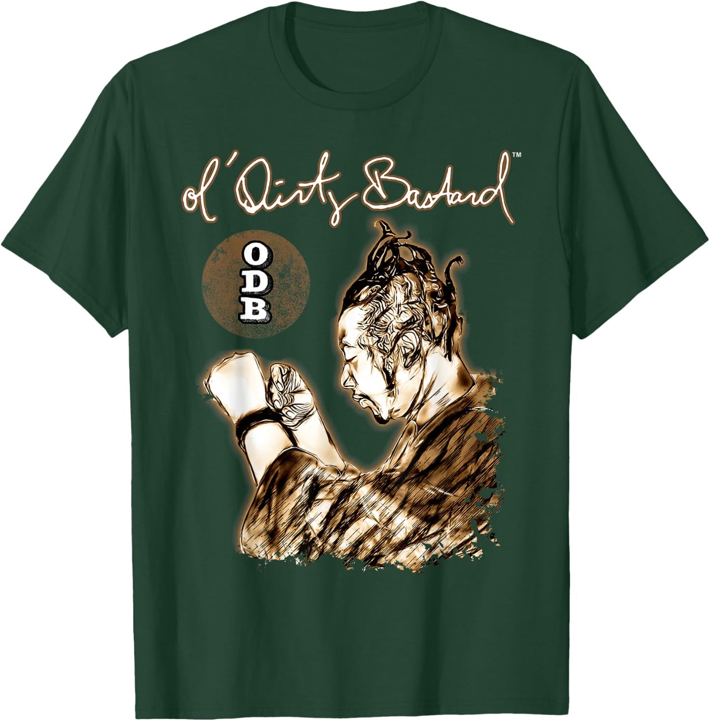ODB Ol Dirty Ba--ard Official Hip Hop Graffiti Rap Mural T-Shirt - T-Shirt | Forest
