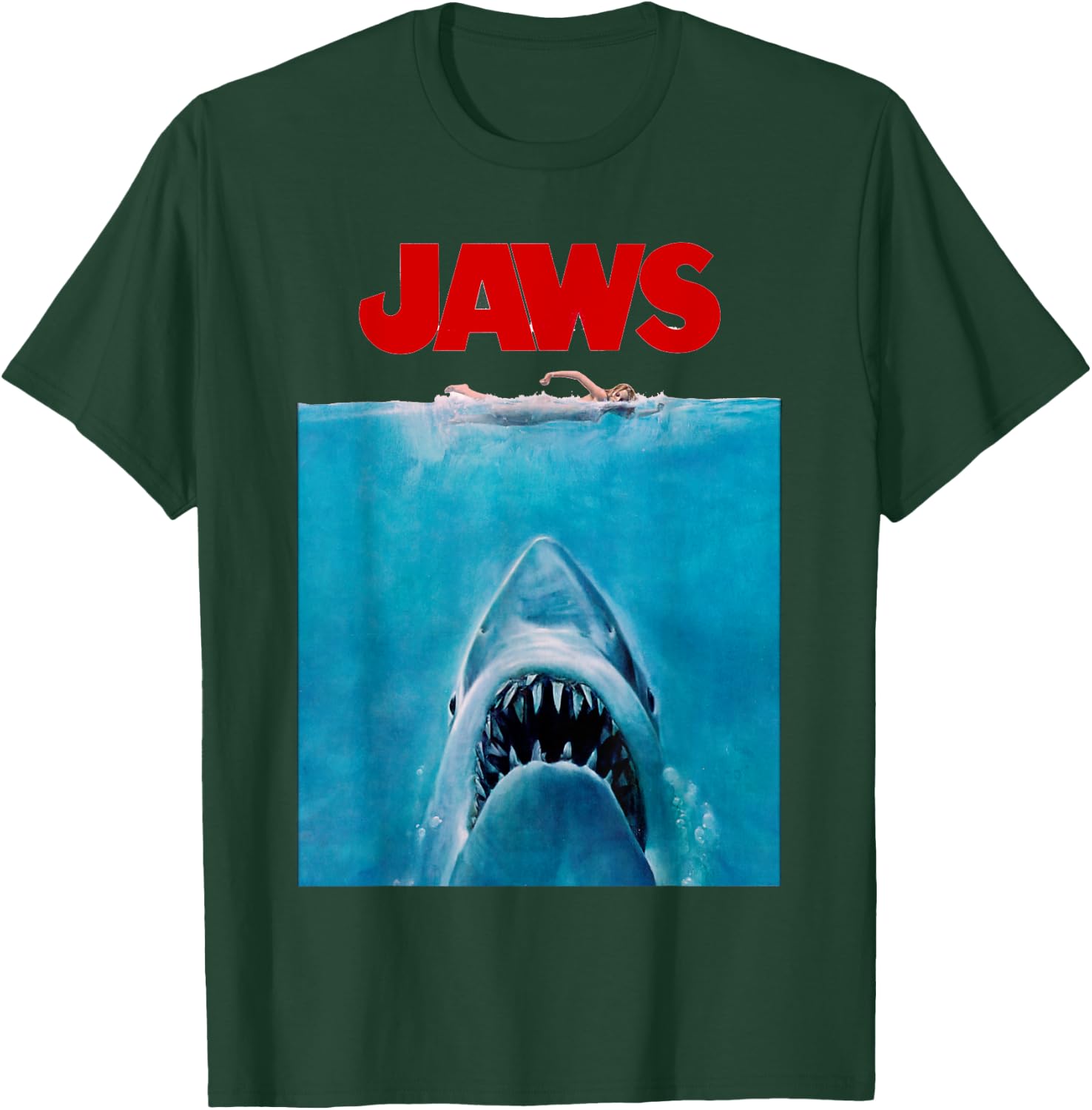 Jaws Oversize Poster T-Shirt - T-Shirt | Forest