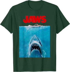 Jaws Oversize Poster T-Shirt - T-Shirt | Forest