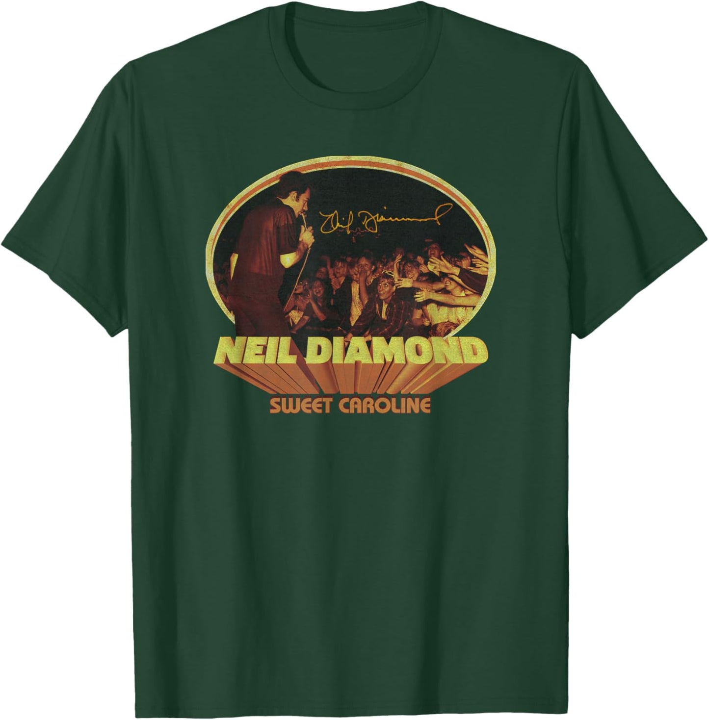 Official Neil Diamond Crowd Singing T-Shirt - T-Shirt | Forest