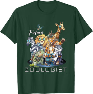 Future Zoologist Guardians of Zoology T-Shirt - T-Shirt | Forest