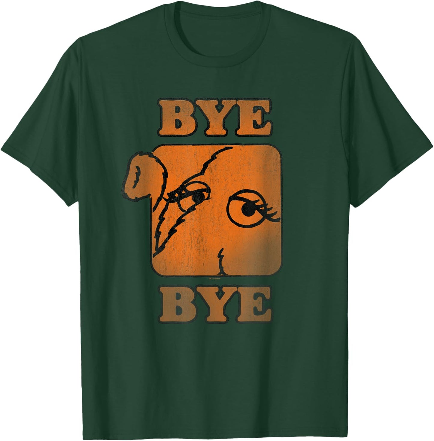 Sesame Street Snuffleupagus Bye Bye T-Shirt - T-Shirt | Forest