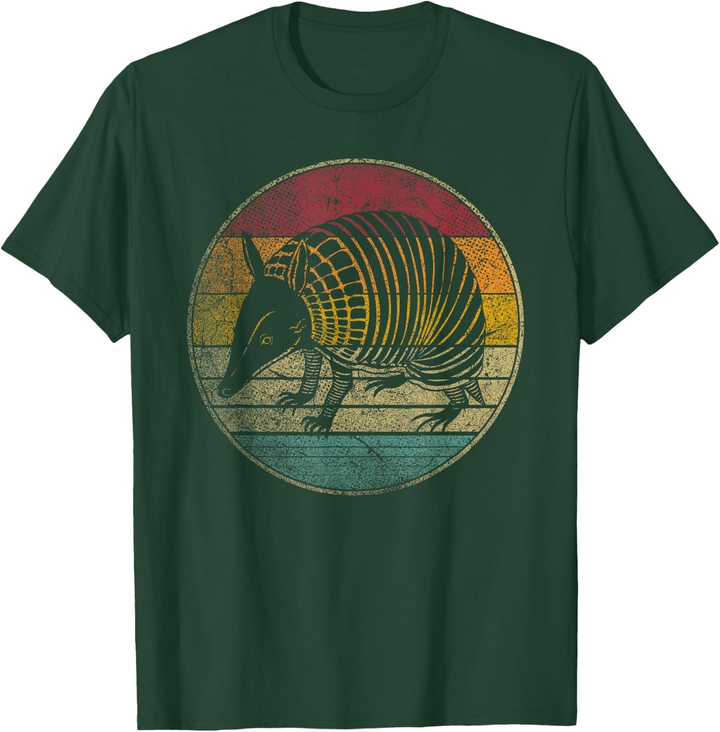 Armadillo - Vintage Funny Retro Style 70s 80s Men Women Kids T-Shirt - T-Shirt | Forest