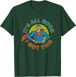DC Comics Superman It's All Good I Got This Retro Chest Logo T-Shirt - T-Shirt | Forest