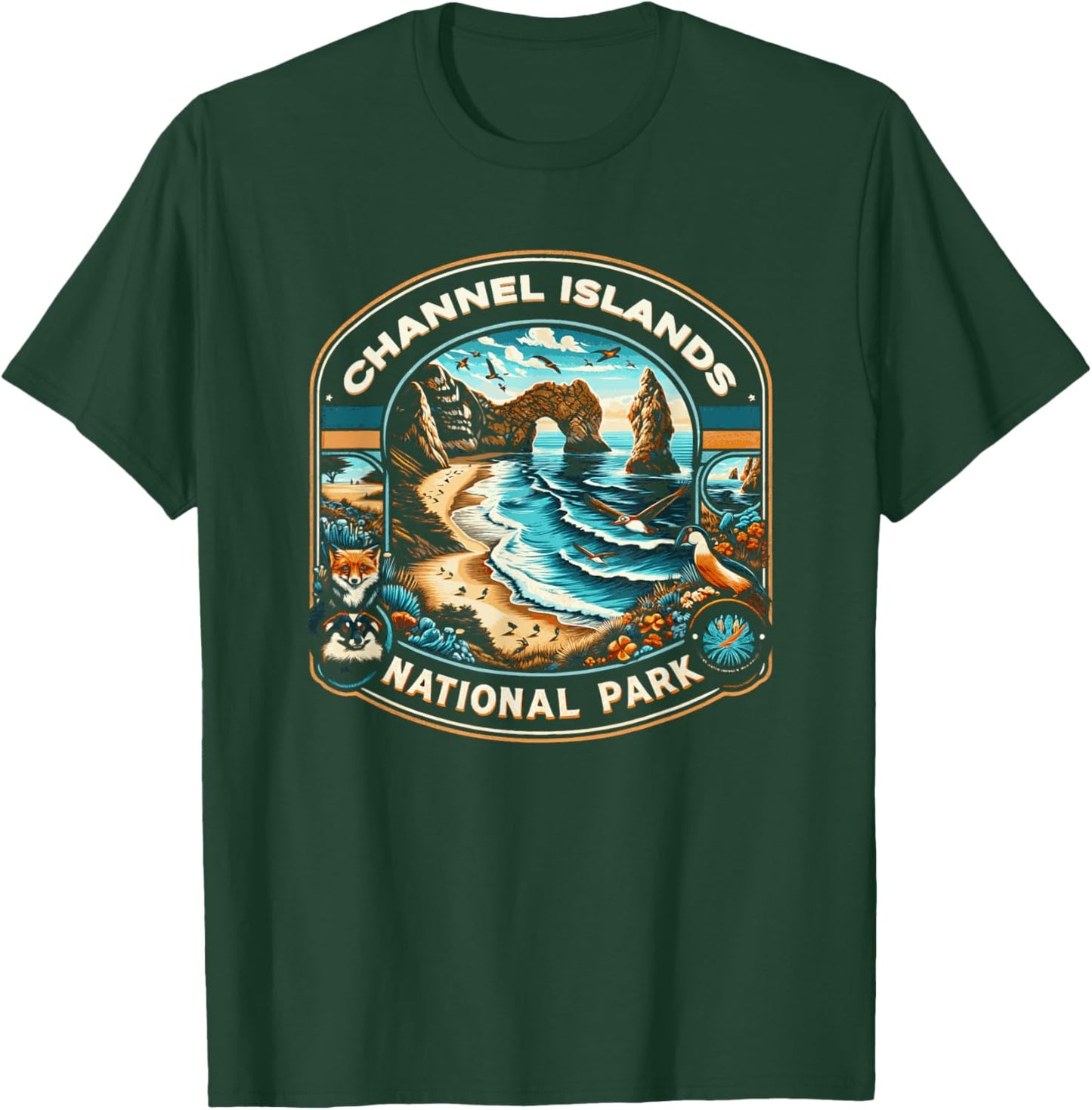 Channel Islands National Park California Classic Graphic T-Shirt - T-Shirt | Forest