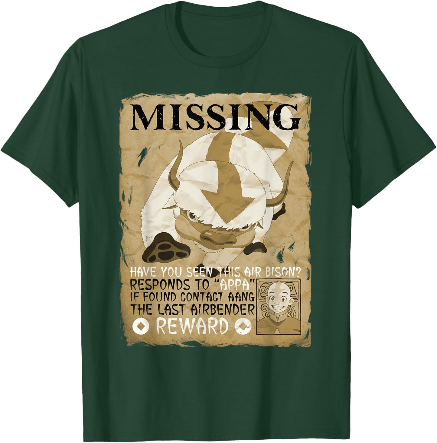 Missing Bison Poster Appa T-Shirt - T-Shirt | Forest