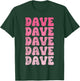 Dave Vintage Retro T-Shirt - T-Shirt | Forest