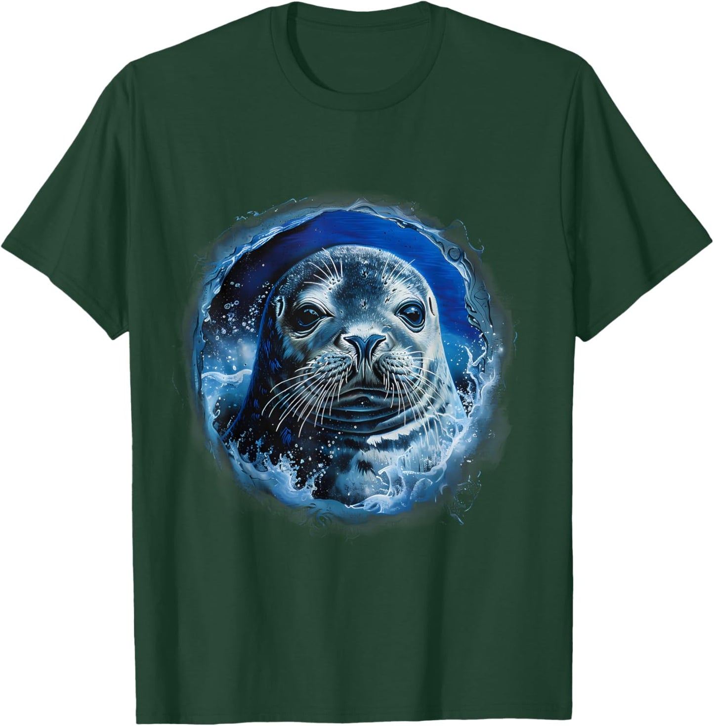 Seal Ocean Sea Seal Motif Sea Ocean Animal Marine Mammal T-Shirt - T-Shirt | Forest