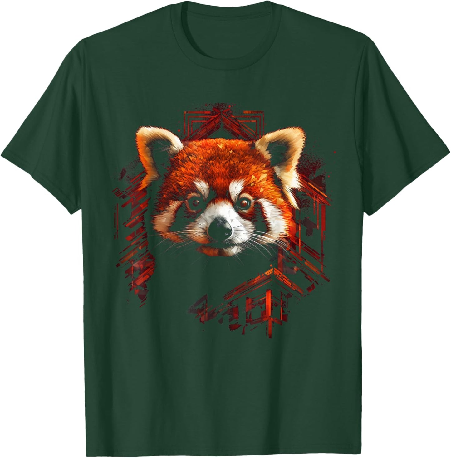 Red Panda Artwork - Zoo Animal Red Panda T-Shirt - T-Shirt | Forest