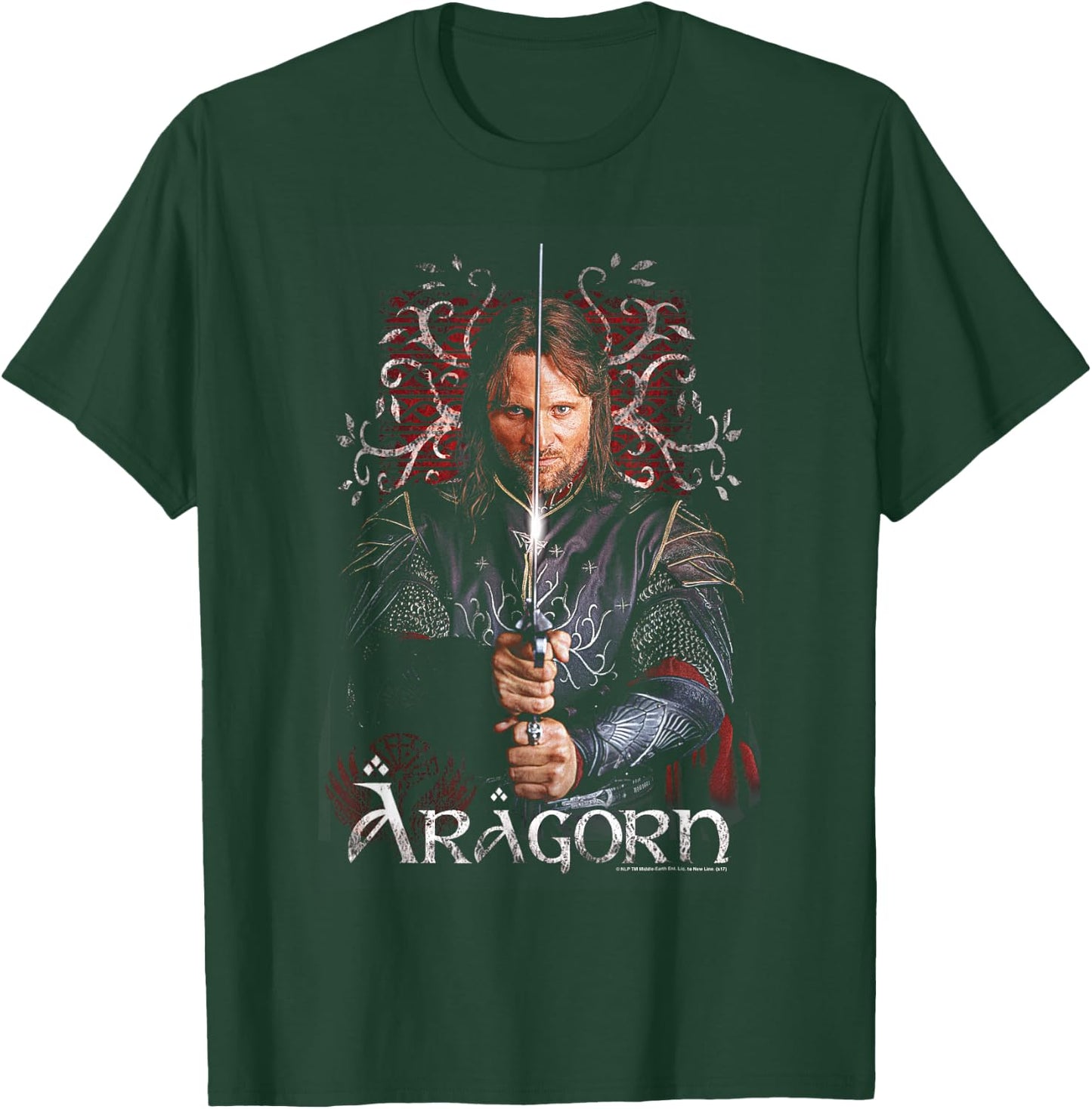 Lord of The Rings Aragorn T-Shirt - T-Shirt | Forest
