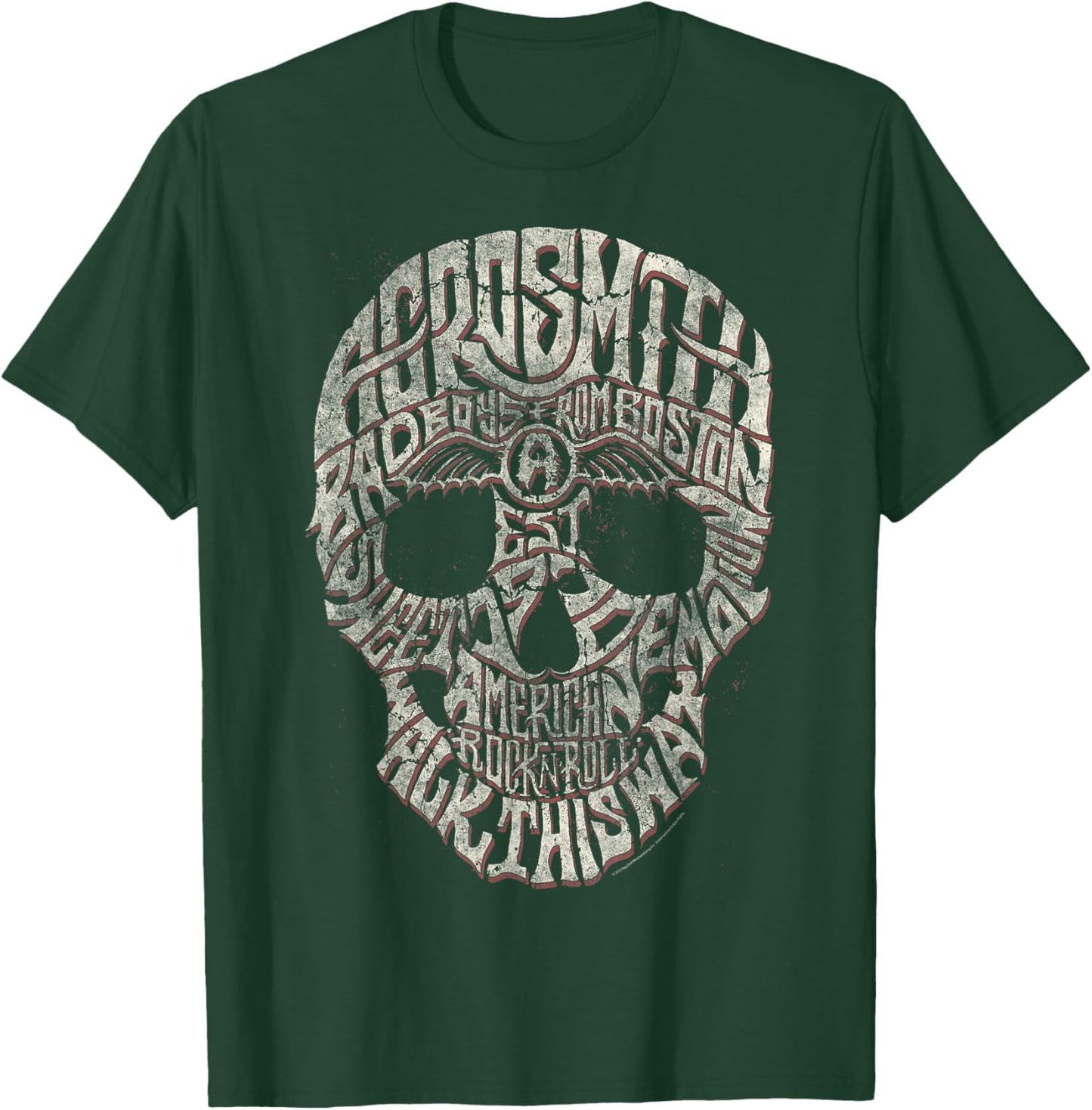 Aerosmith -Youth Black T-Shirt - T-Shirt | Forest