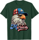 Merica Patriotic USA Eagle Of Freedom 4th of July Men Women T-Shirt - T-Shirt | Forest