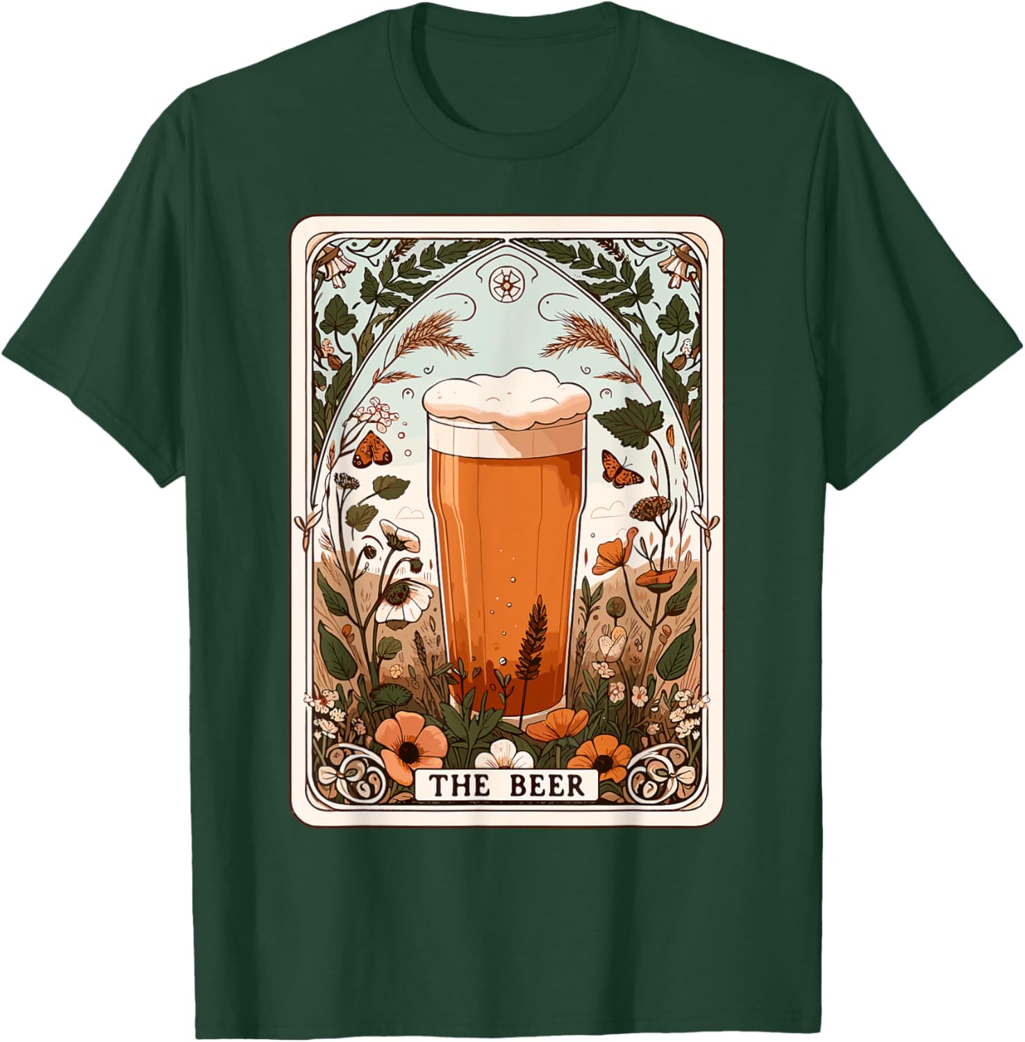 The Beer Tarot Card Beer Lover Funny Beer T-Shirt - T-Shirt | Forest