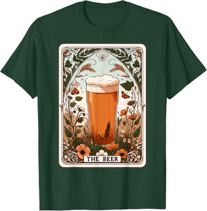 The Beer Tarot Card Beer Lover Funny Beer T-Shirt - T-Shirt | Forest