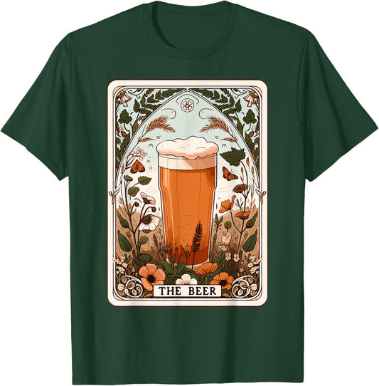 The Beer Tarot Card Beer Lover Funny Beer T-Shirt - T-Shirt | Forest