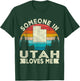 Someone in Utah Loves Me Retro Utah T-Shirt - T-Shirt | Forest