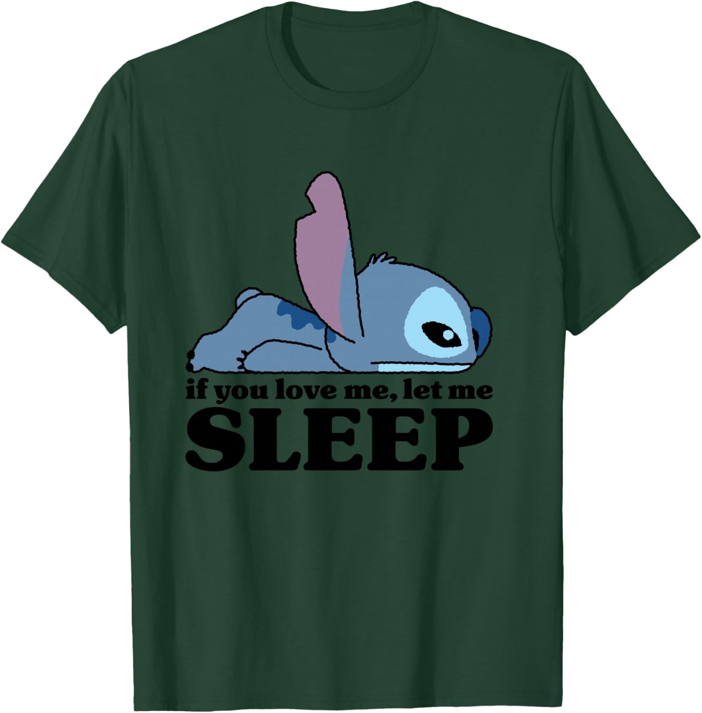 Lilo & Stitch - Sleepy Stitch T-Shirt - T-Shirt | Forest