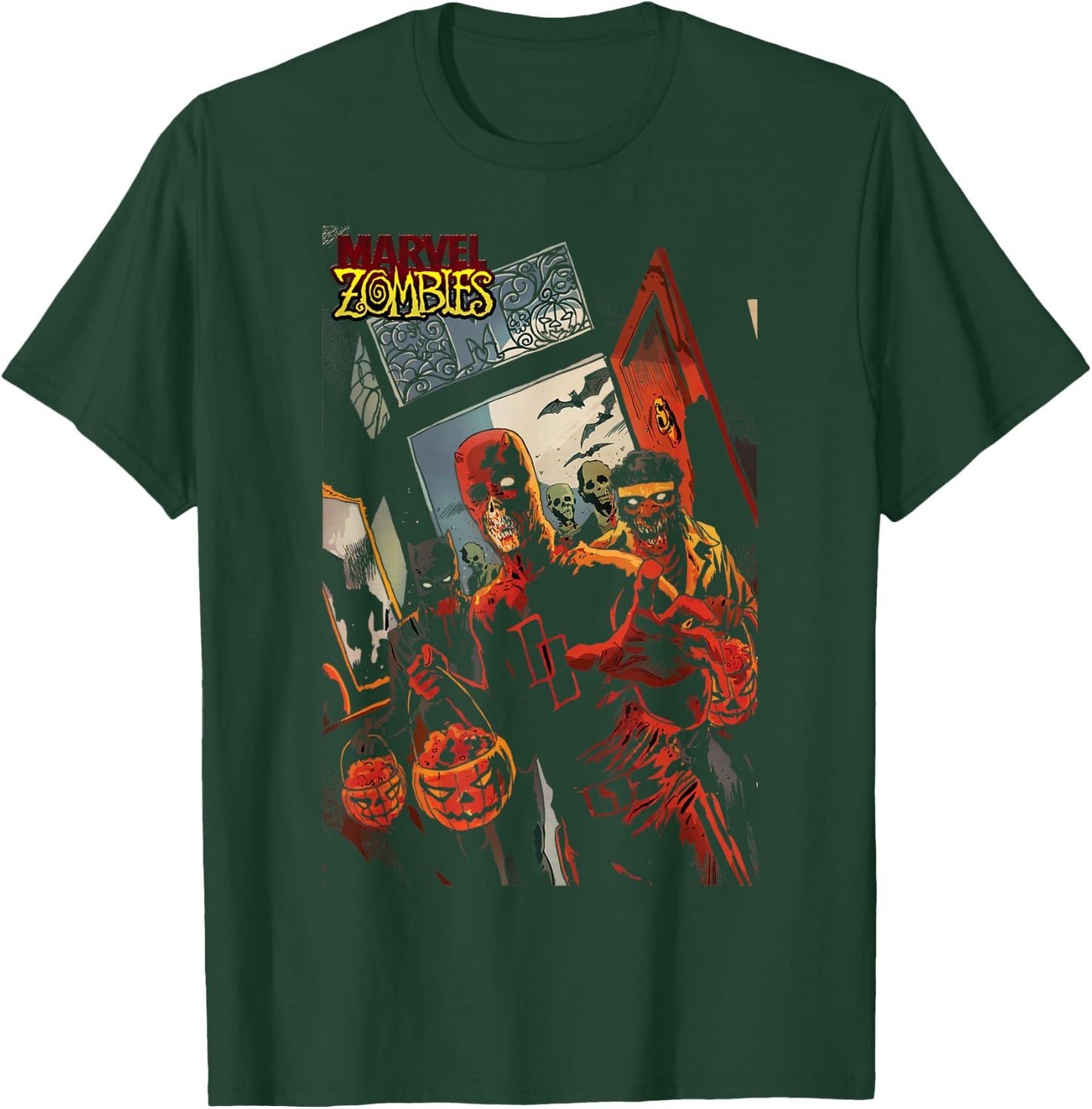 Marvel Zombies Daredevil Zombie Poster Halloween Small T-Shirt - T-Shirt | Forest