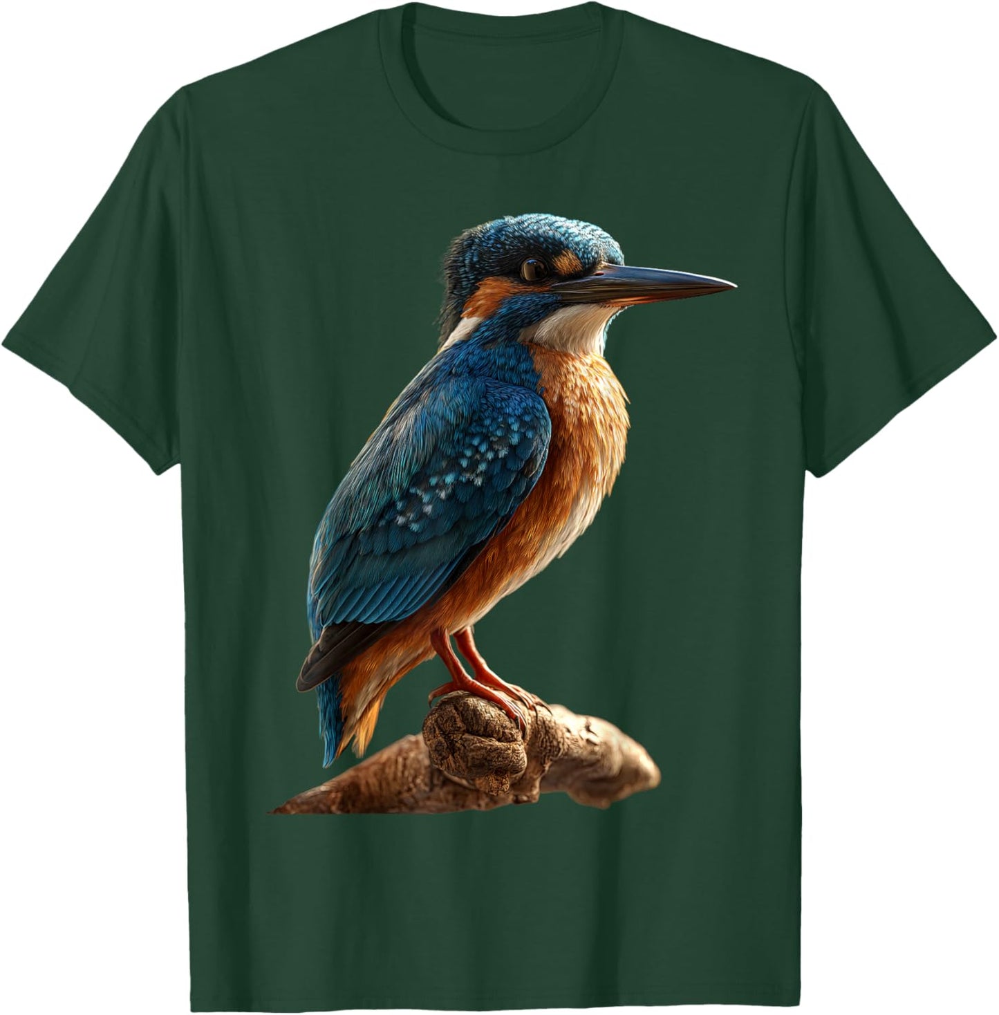 Kingfisher Kingfisher Bird Soft Kingfisher T-Shirt - T-Shirt | Forest