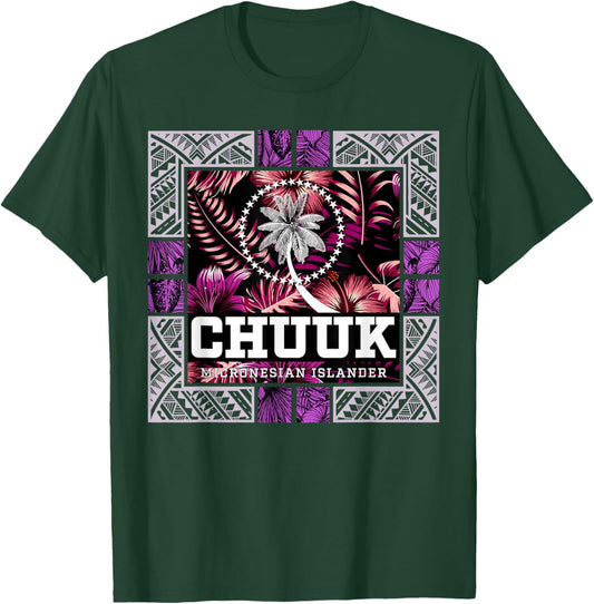 Chuuk Islander | Micronesian Clothing T-Shirt - T-Shirt | Forest
