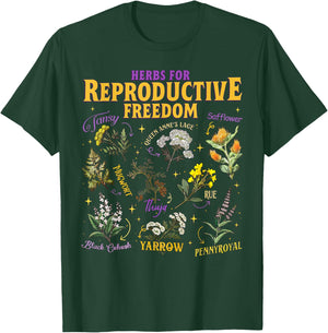 Herbs For Reproductive Freedom Reproductive Rights Herbs T-Shirt - T-Shirt | Forest