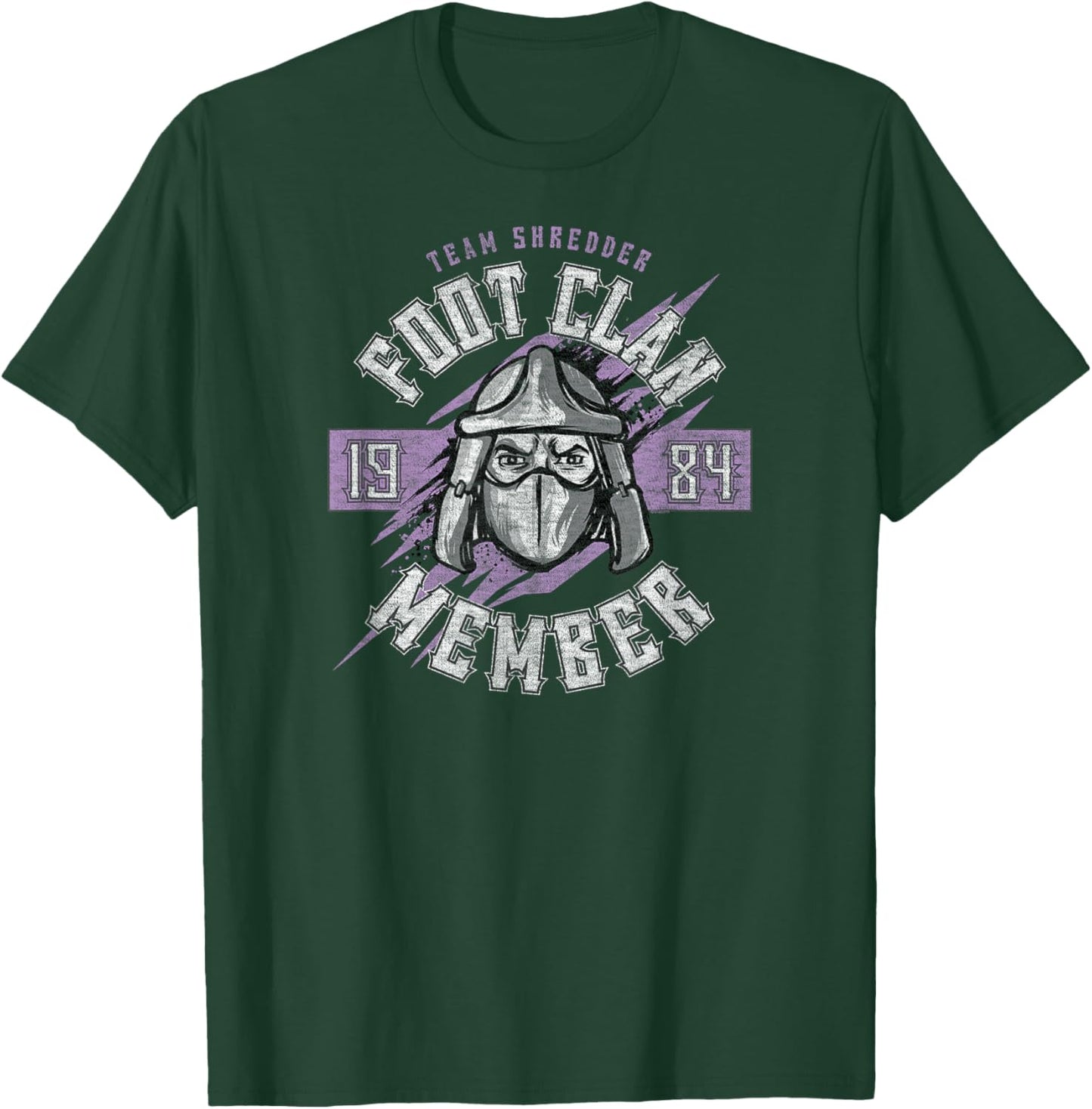 Nickelodeon Teenage Mutant Ninja Turtles Team Shredder Foot Clan 1984 T-Shirt - T-Shirt | Forest