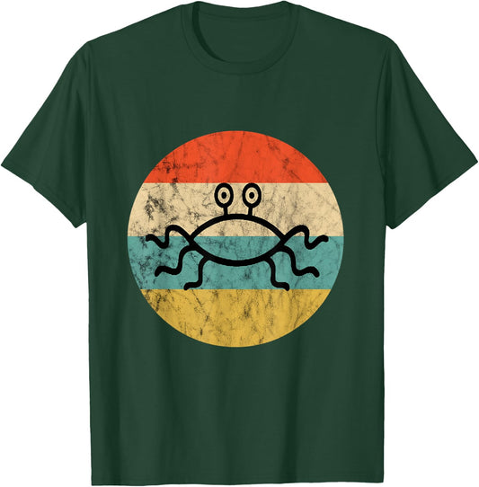 Flying Spaghetti Monster Pastafari Retro Sunset Church FSM T-Shirt - T-Shirt | Forest