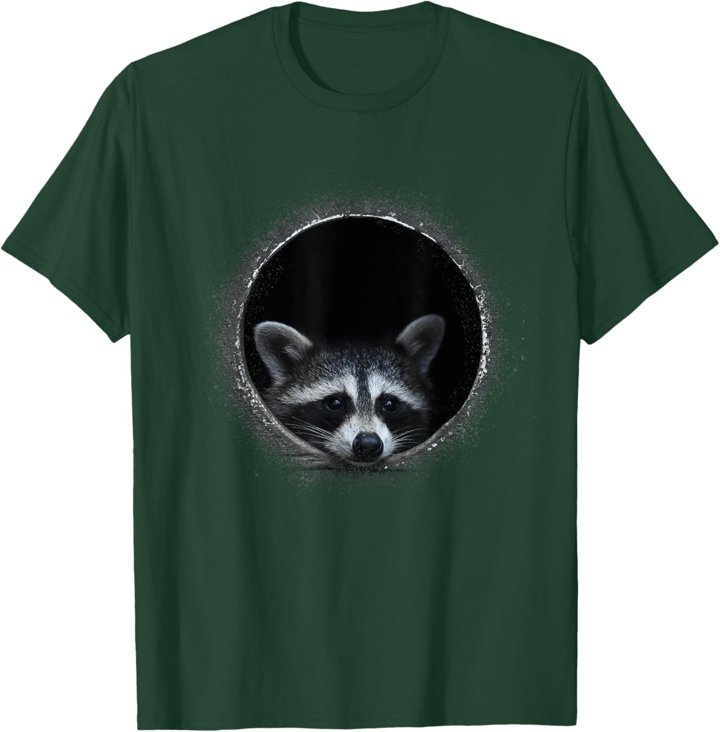 Pedro Raccoon Meme Funny Animal Raccoon Face Trash Panda T-Shirt - T-Shirt | Forest