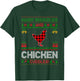 Warm Snuggles Chicken Cuddles Ugly Chicken Bird Christmas T-Shirt - T-Shirt | Forest