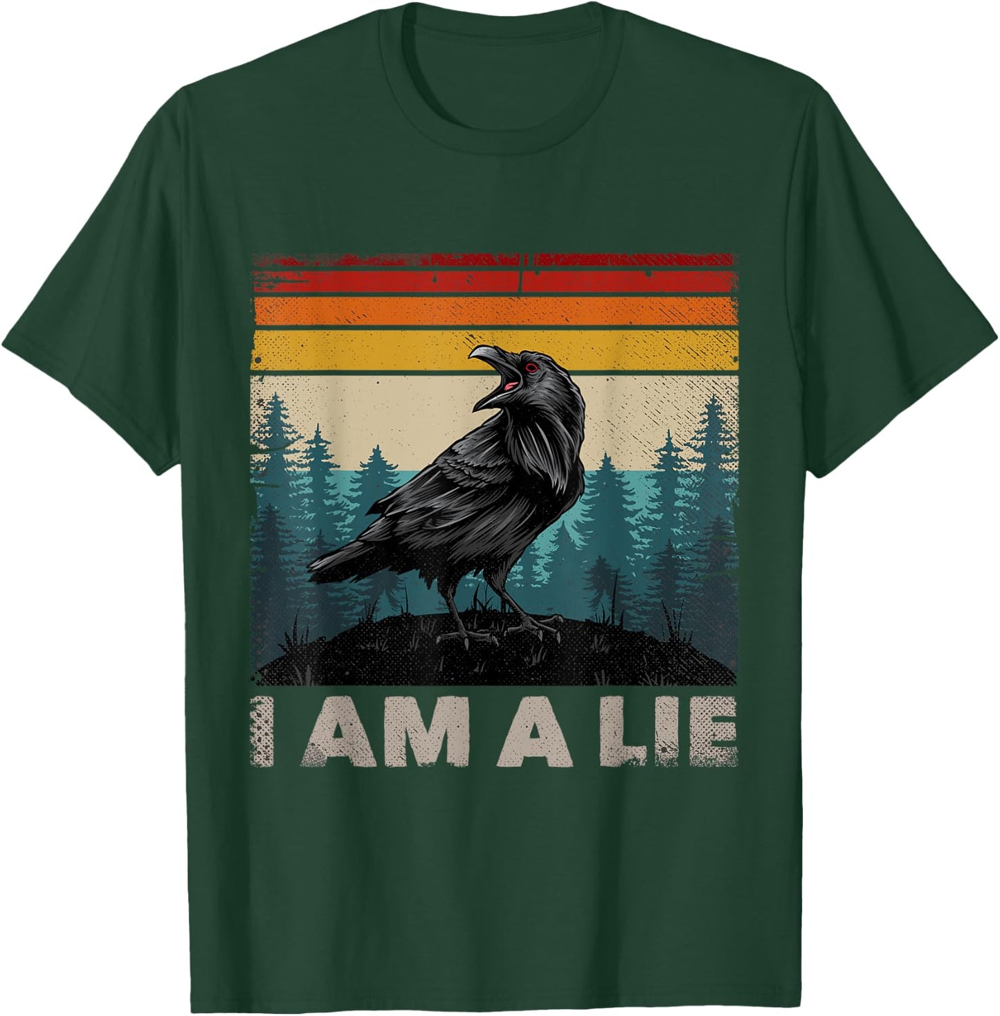 I Am A Lie Birds Not Real Funny Meme T-Shirt - T-Shirt | Forest