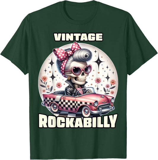 Vintage Rockabilly 50s Sock Hop Dance Doo Wop 1950s Art T-Shirt - T-Shirt | Forest