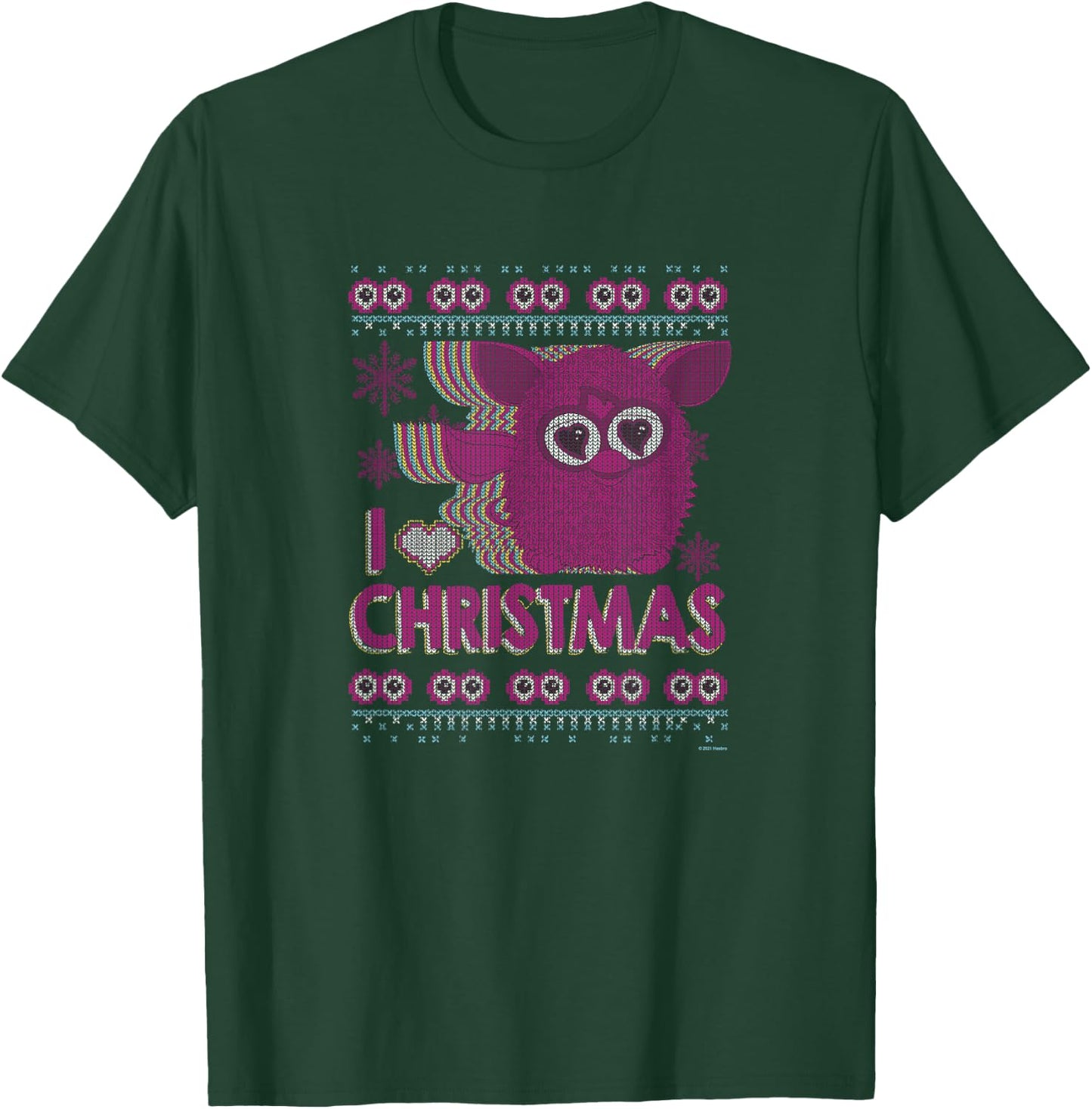 Furby I Heart Christmas Furby T-Shirt - T-Shirt | Forest