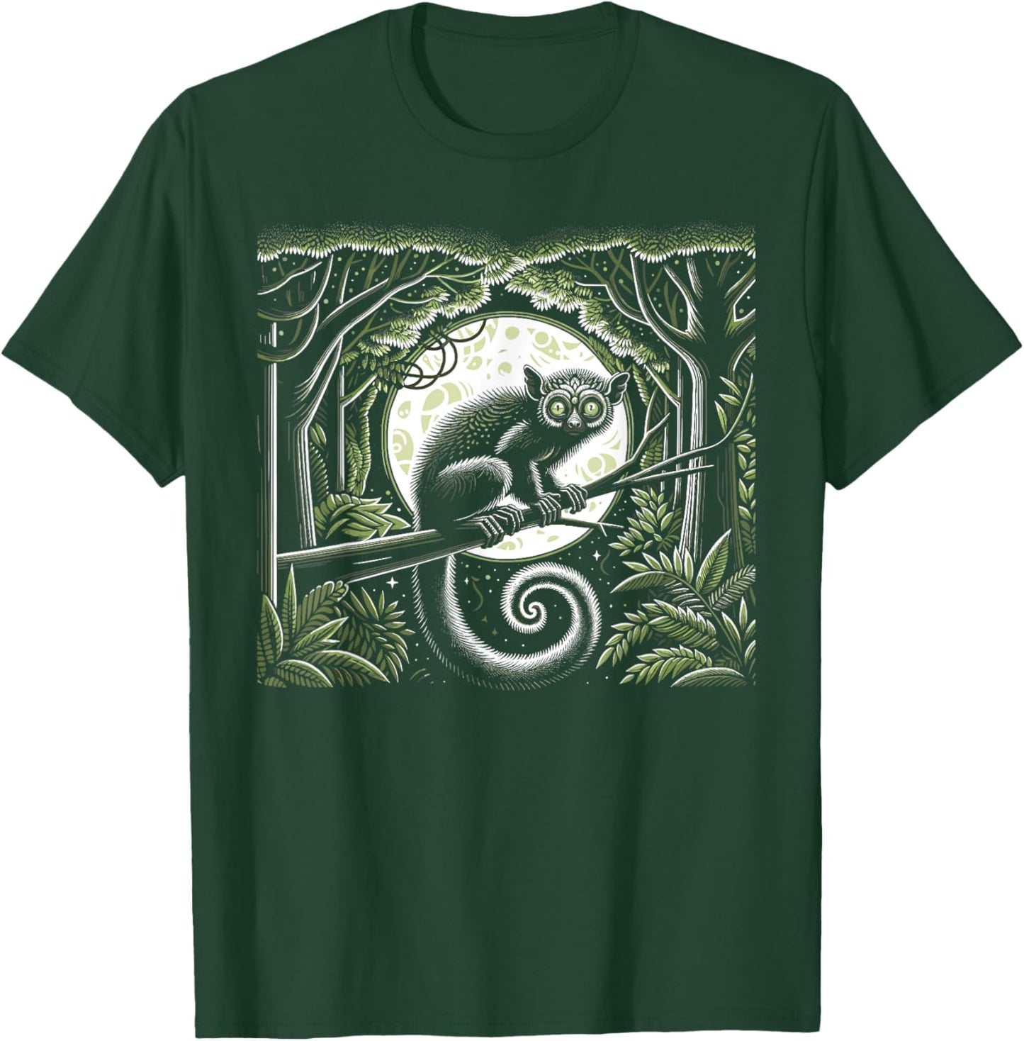 Aye Aye Face Aye-aye Nocturnal Lemur Wildlife Animal T-Shirt - T-Shirt | Forest