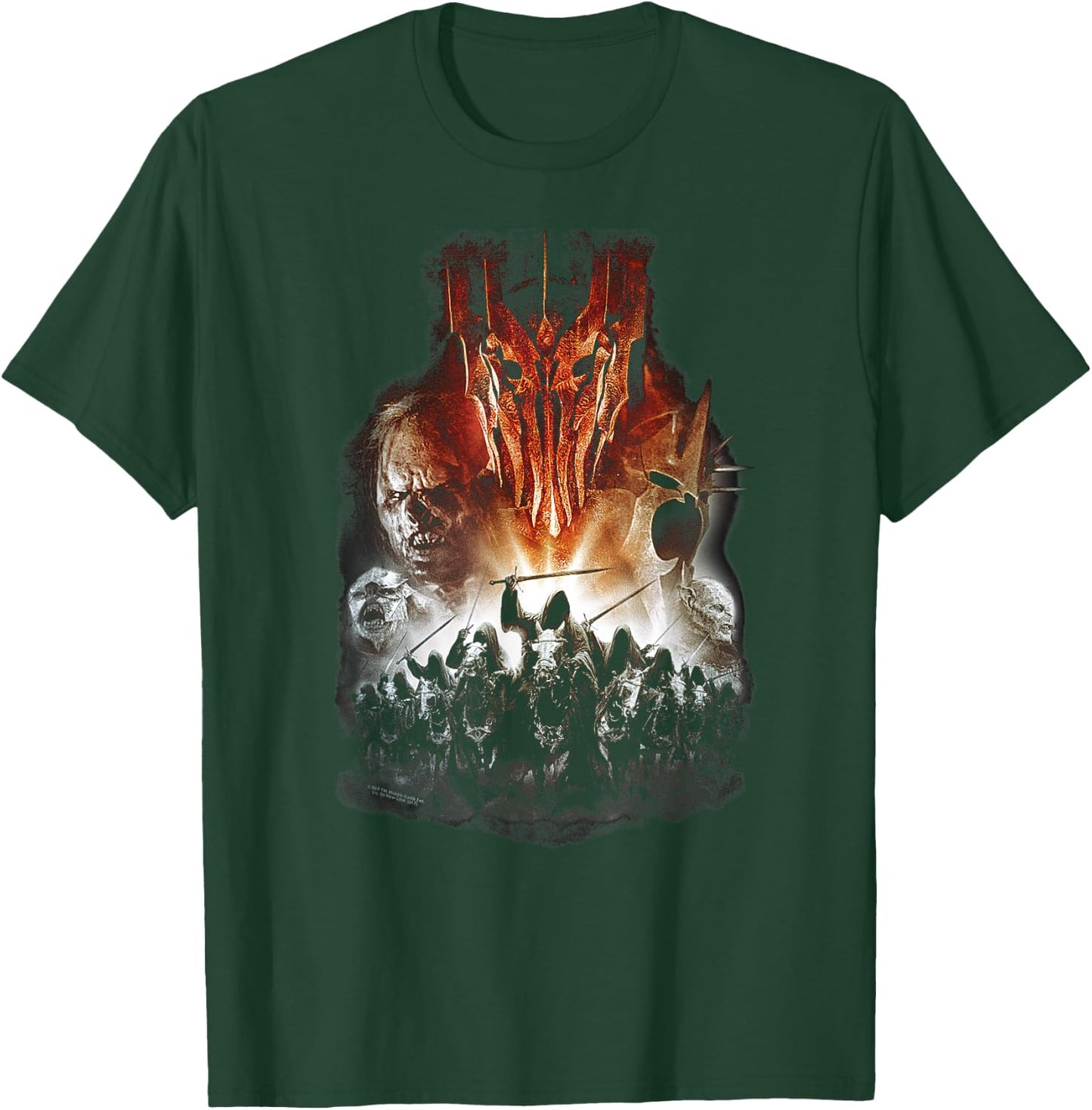 Lord of The Rings Evil Rising Small T-Shirt - T-Shirt | Forest
