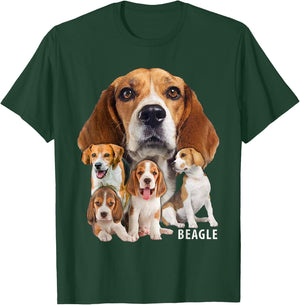 I Love My Beagle Shirt Dog Themed Funny Beagle Lover T Shirt Men Women Kids T-Shirt - T-Shirt | Forest