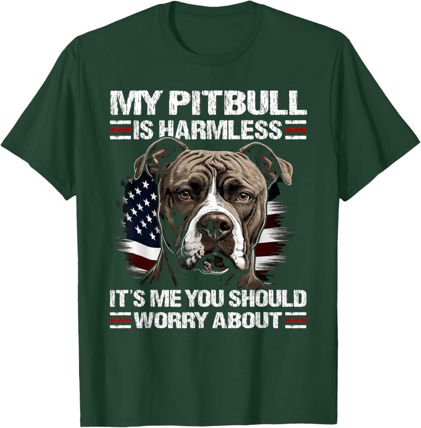 Pitbull American Pitbull T-Shirt - T-Shirt | Forest