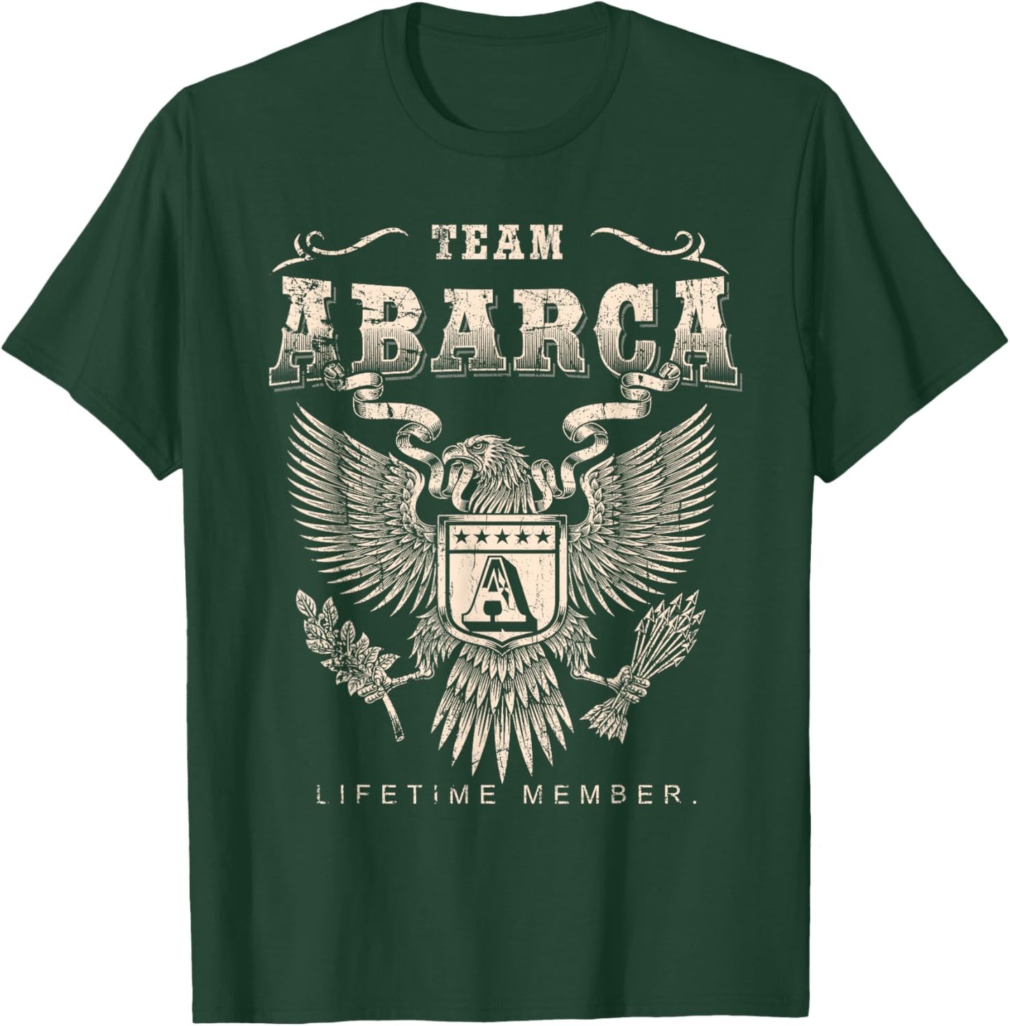 Team ABARCA Lifetime Member - ABARCA Last Name T-Shirt - T-Shirt | Forest