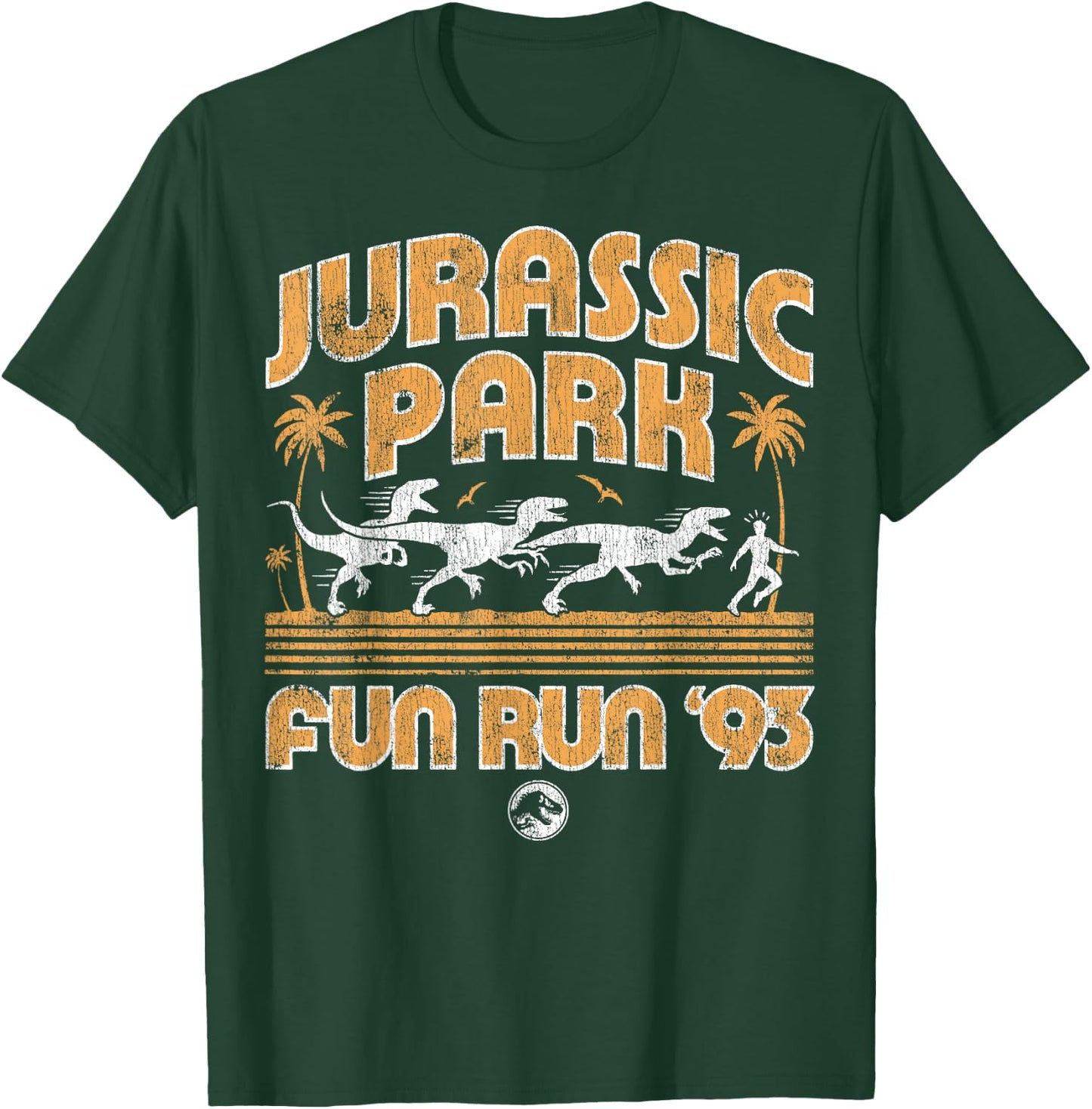Jurassic Park Fun Run '93 T-Shirt - T-Shirt | Forest