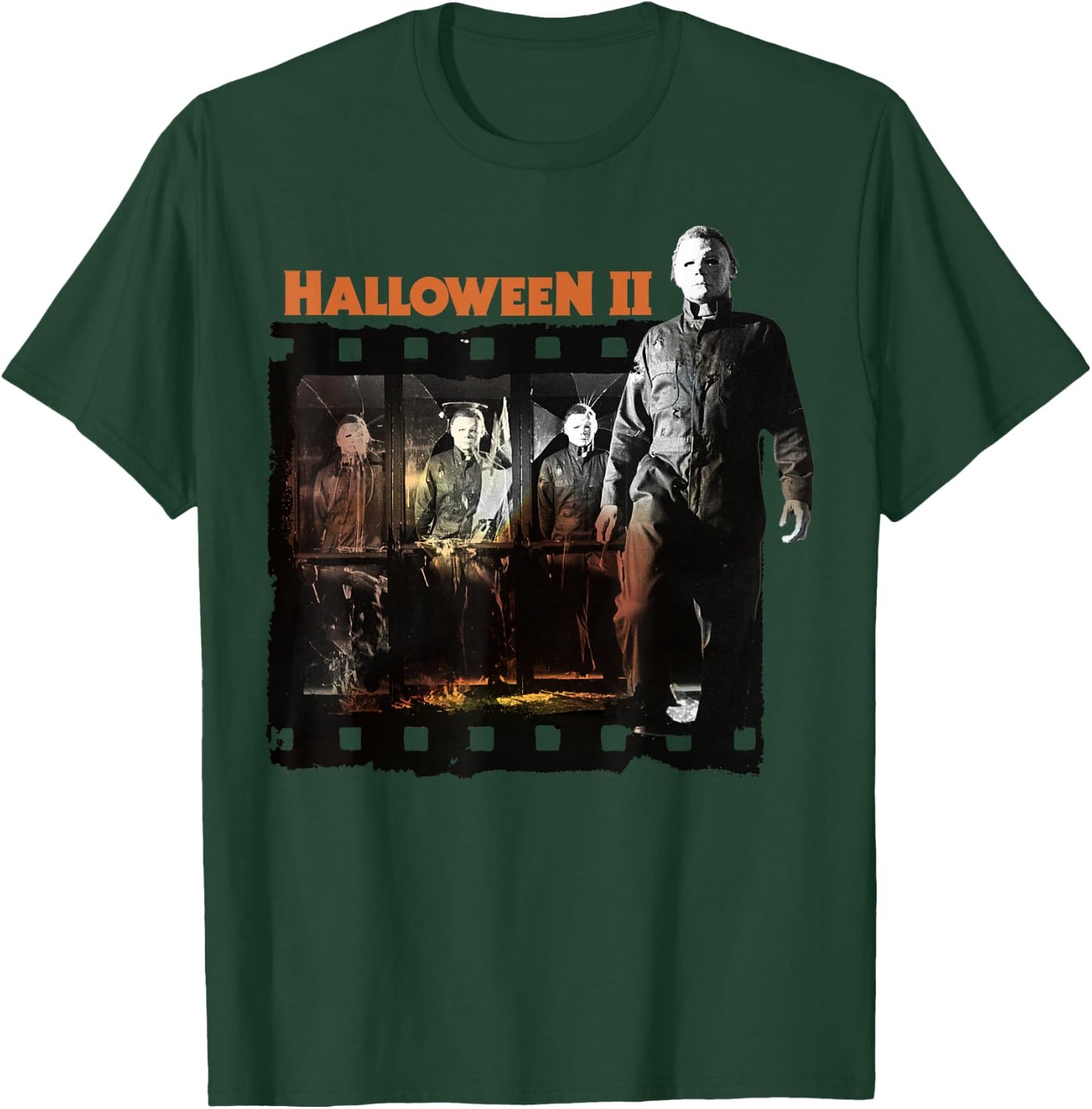 Halloween 2 Michael Myers Film Strip Poster T-Shirt - T-Shirt | Forest