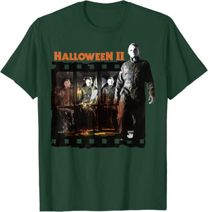 Halloween 2 Michael Myers Film Strip Poster T-Shirt - T-Shirt | Forest