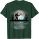 Bigfoot Fishing Funny Sasquatch Fishing & Beer Gift T-Shirt - T-Shirt | Forest
